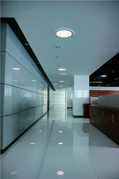 光導(dǎo)照明應(yīng)用案例辦公室